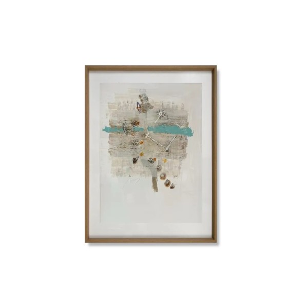 Cuadro abstracto marrón y verde 120x90 | Tapidecor