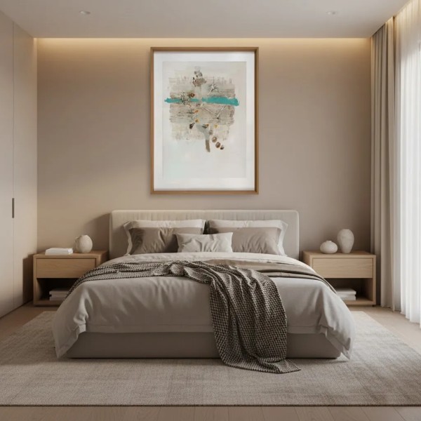 Tavolo Medina 90x120 1/2001-6 Cornice in legno con vetro