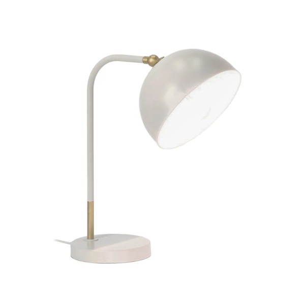 Lampada da tavolo Glasgow Bianco 32.5x20x41