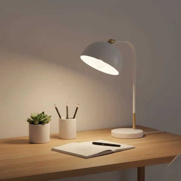 Lampada da tavolo Glasgow Bianco 32.5x20x41