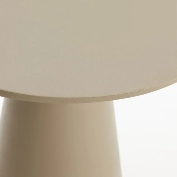 Mesa auxiliar metal taupe 45x45 cm | Tapidecor