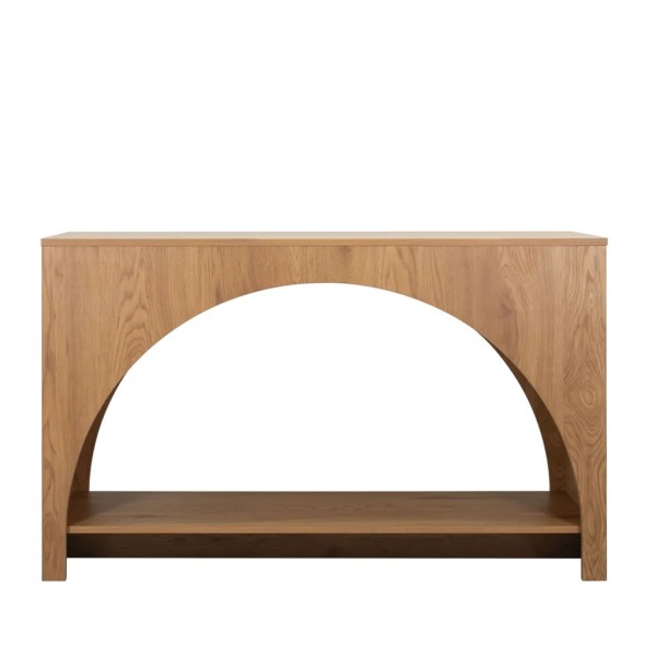 Consola madera con arco natural 120 cm | Tapidecor