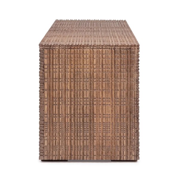 Table auxiliaire / Banc rectangulaire Coups de bois 140x30x35 cm