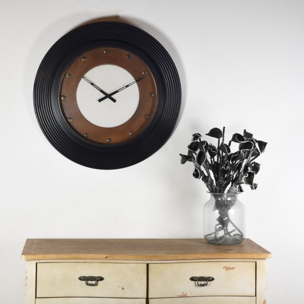 Reloj de pared decorativo para salón y hogar en estilo elegante