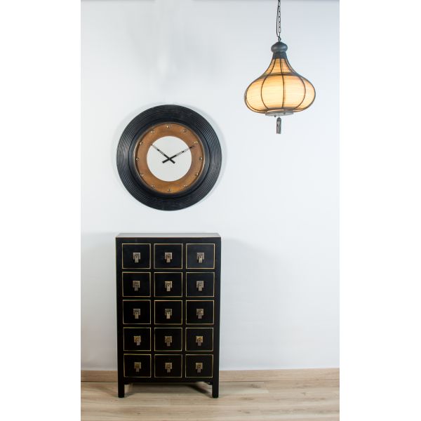 Reloj de pared decorativo para salón y hogar en estilo elegante