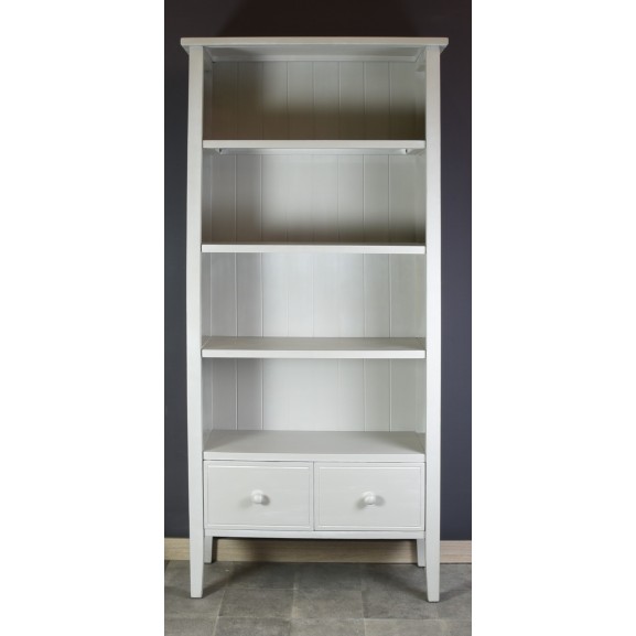 estanteria de madera blanca, 120 cm alta- 55 cm - Compra venta en  todocoleccion