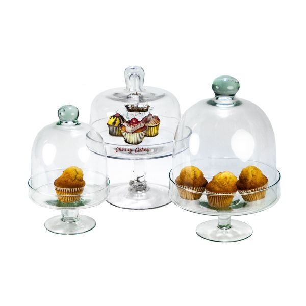 PASTELERO CAMPANA CRISTAL20X29