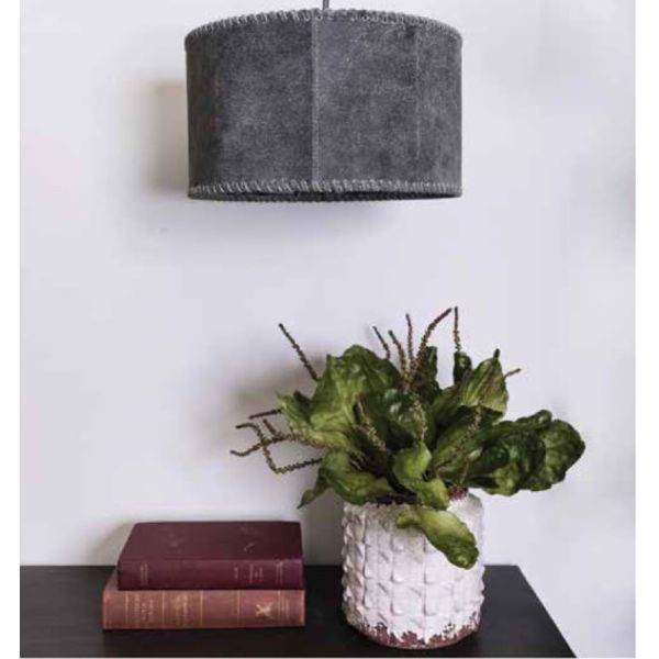 JARRON CERAMICA CRAQUELADO BLANCO 15X15X15 