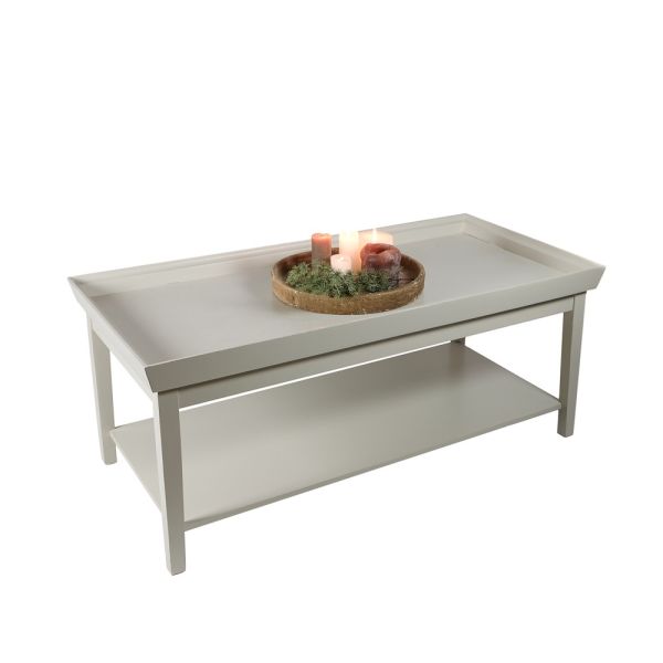 MESA AUXILIAR DE CENTRO RECTAGULAR BLANCA 122X60X50