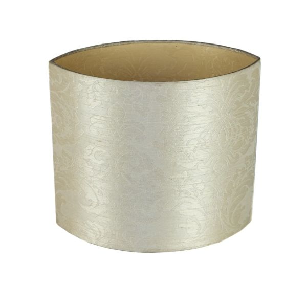 PANTALLA LAMPARA DE MESA CONIC A 36X30 DAMASCO BLANCO ROTO