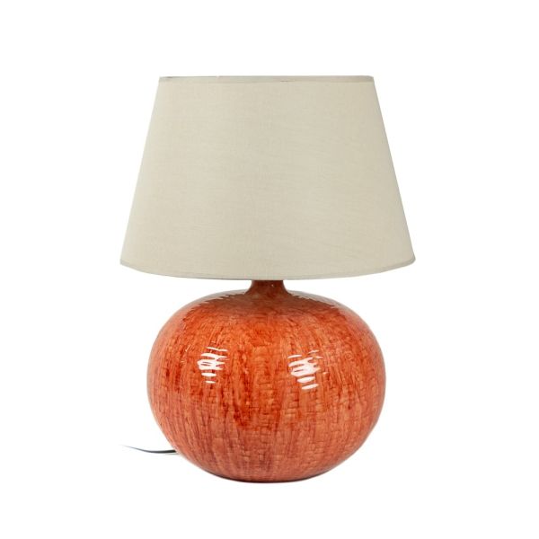 LAMPARA CERAMICA BOLA CORAL BOLA 28X28X30