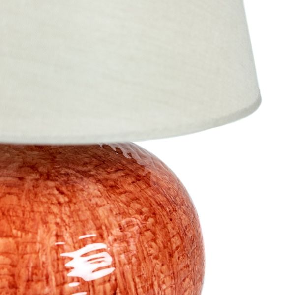 LAMPARA CERAMICA BOLA CORAL BOLA 28X28X30