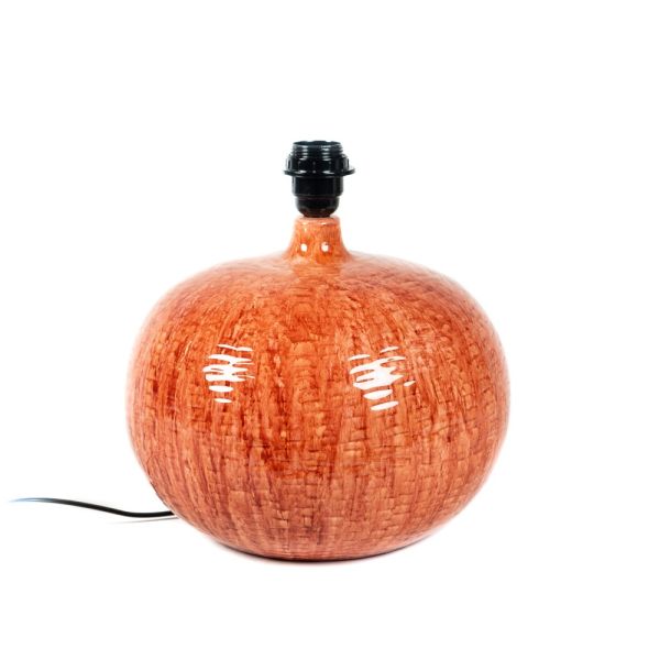 LAMPARA CERAMICA BOLA CORAL BOLA 28X28X30