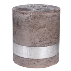 RUSTIC AMBIENT BROWN 3 WICK CANDLE