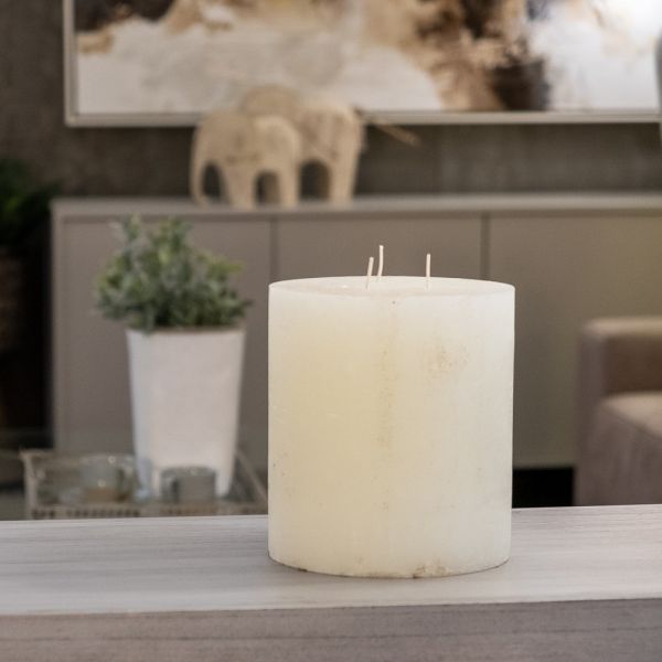 Vela decorativa para crear ambientes cálidos