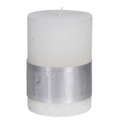 RUSTIC HOT WHITE PILLAR CANDLE
