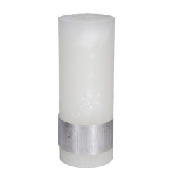 RUSTIC HOT WHITE PILLAR CANDLE