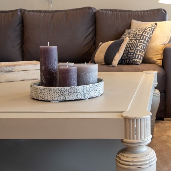 RUSTIC NIGHT BLUE BLOCK CANDLE