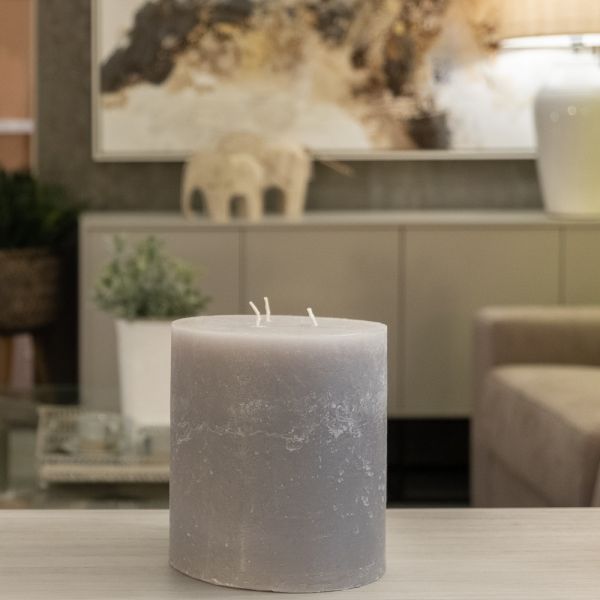 Vela decorativa para crear ambientes cálidos